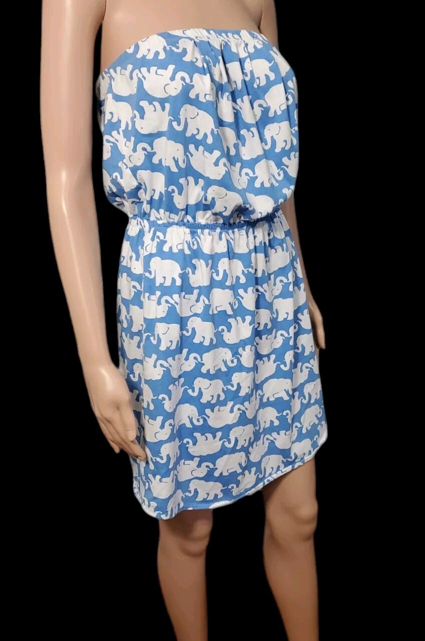 Lilly Pulitzer Windsor Strapless Dress M Tusk In … - image 1