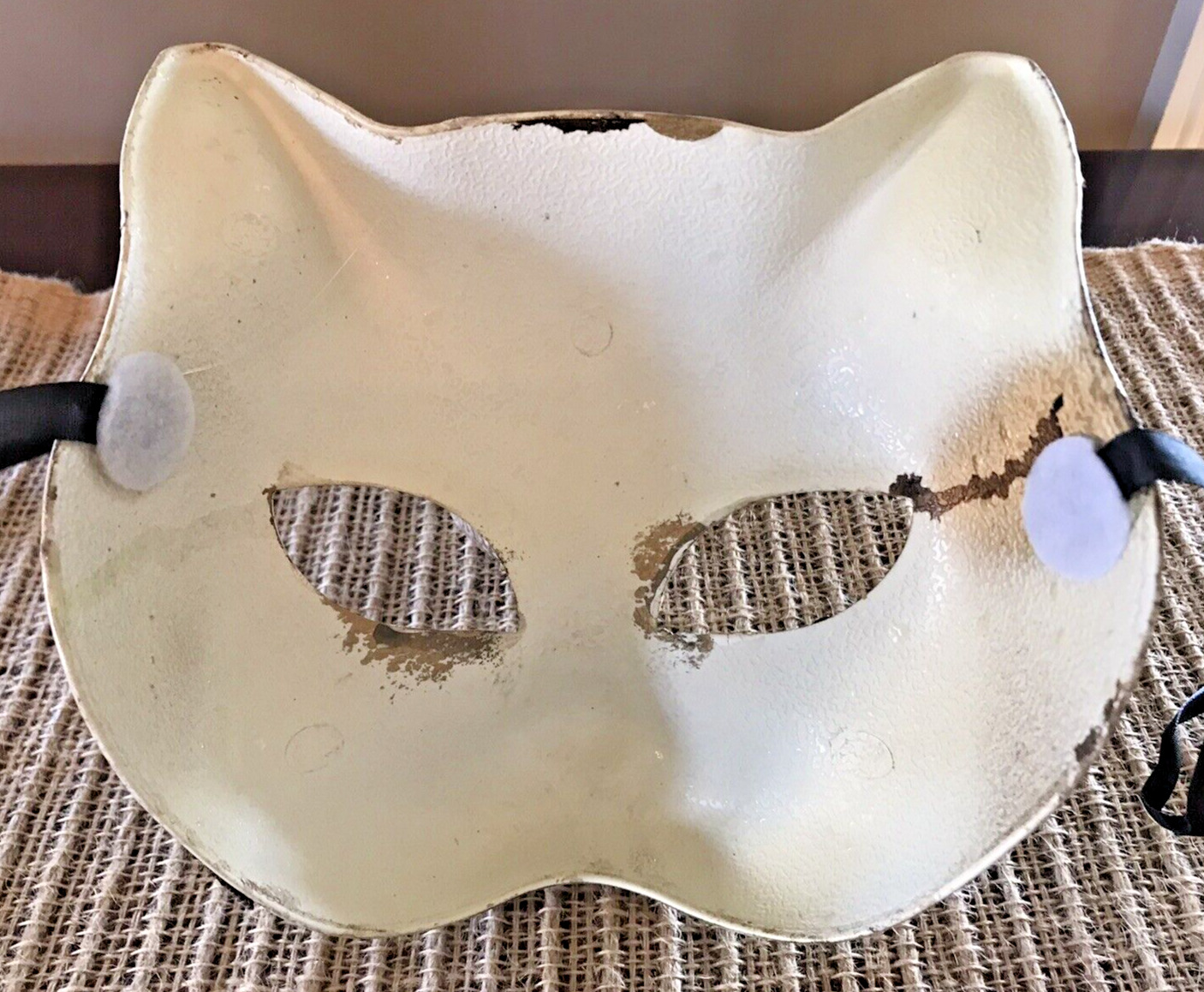 Papier Mache or Fiberglass Venetian Cat Face Mask… - image 4