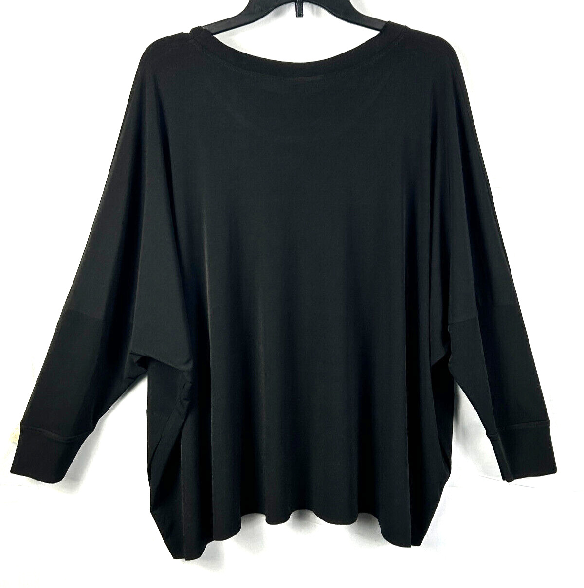 PLANET by Lauren G Grossman Top 1 S/M Black Boxy … - image 3