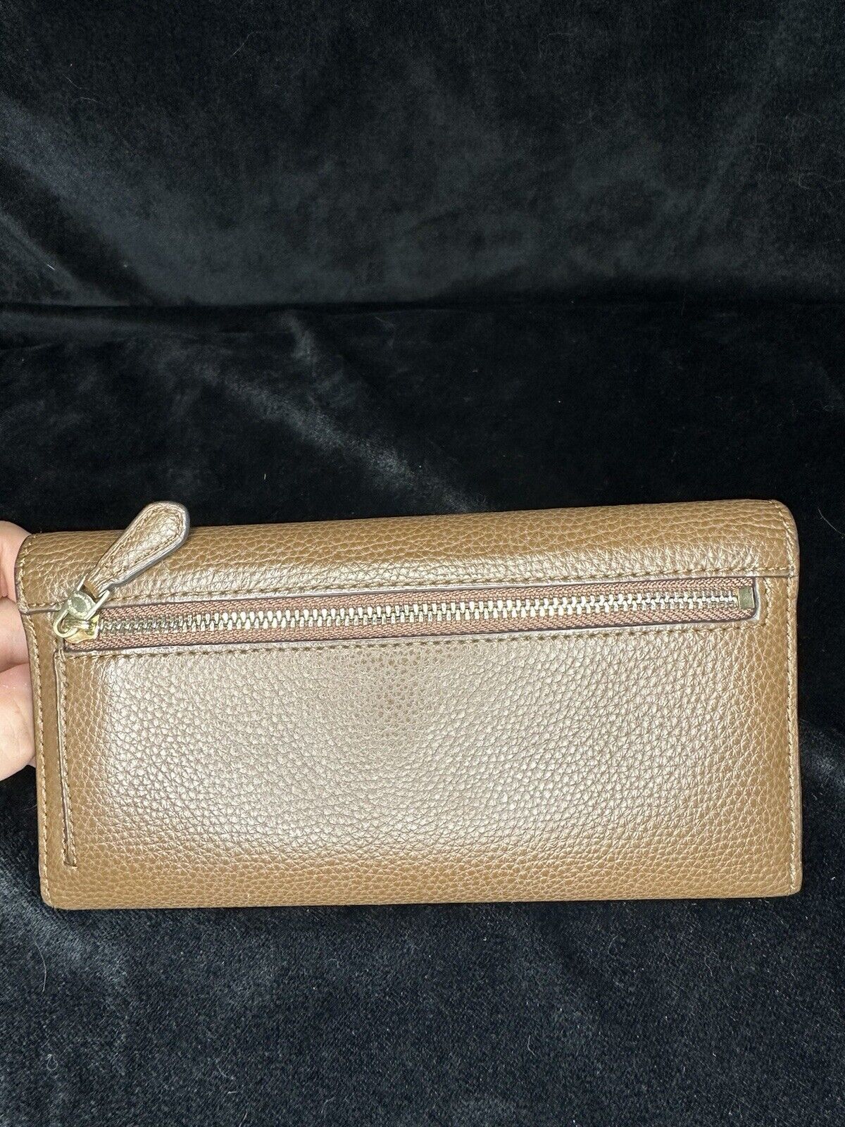 COACH LEATHER POP SLIM ENVELOPE WALLWT/POUCH -- B… - image 8