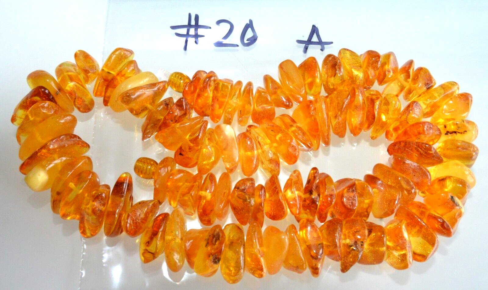 80gr RUSSIAN SOVIET BALTIC AMBER BEAD NECKLACE 琥珀… - image 7