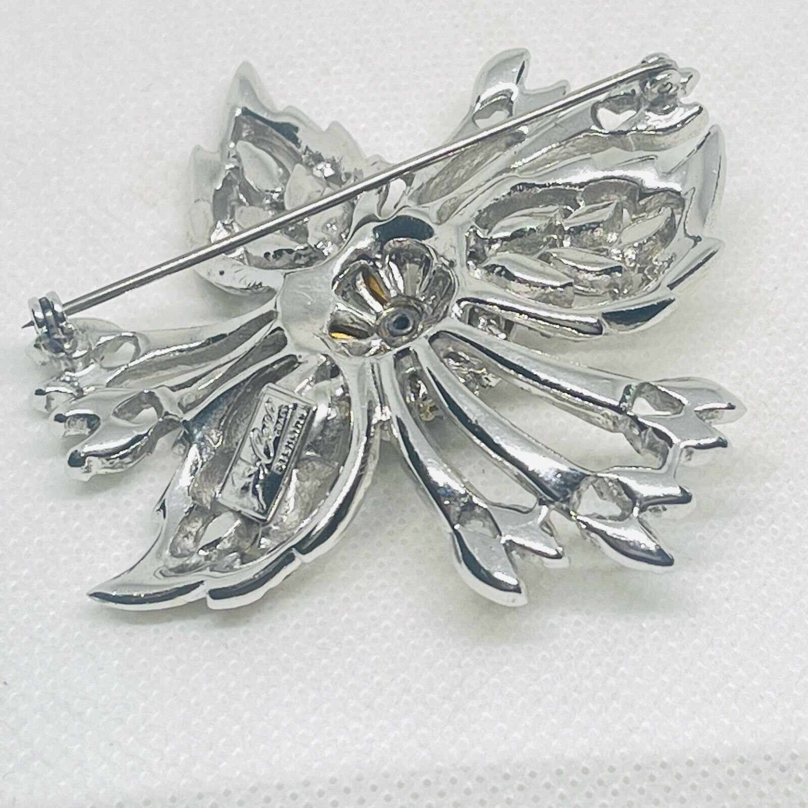 Vintage Sterling Corocraft Pegasus Clear Crystal … - image 6