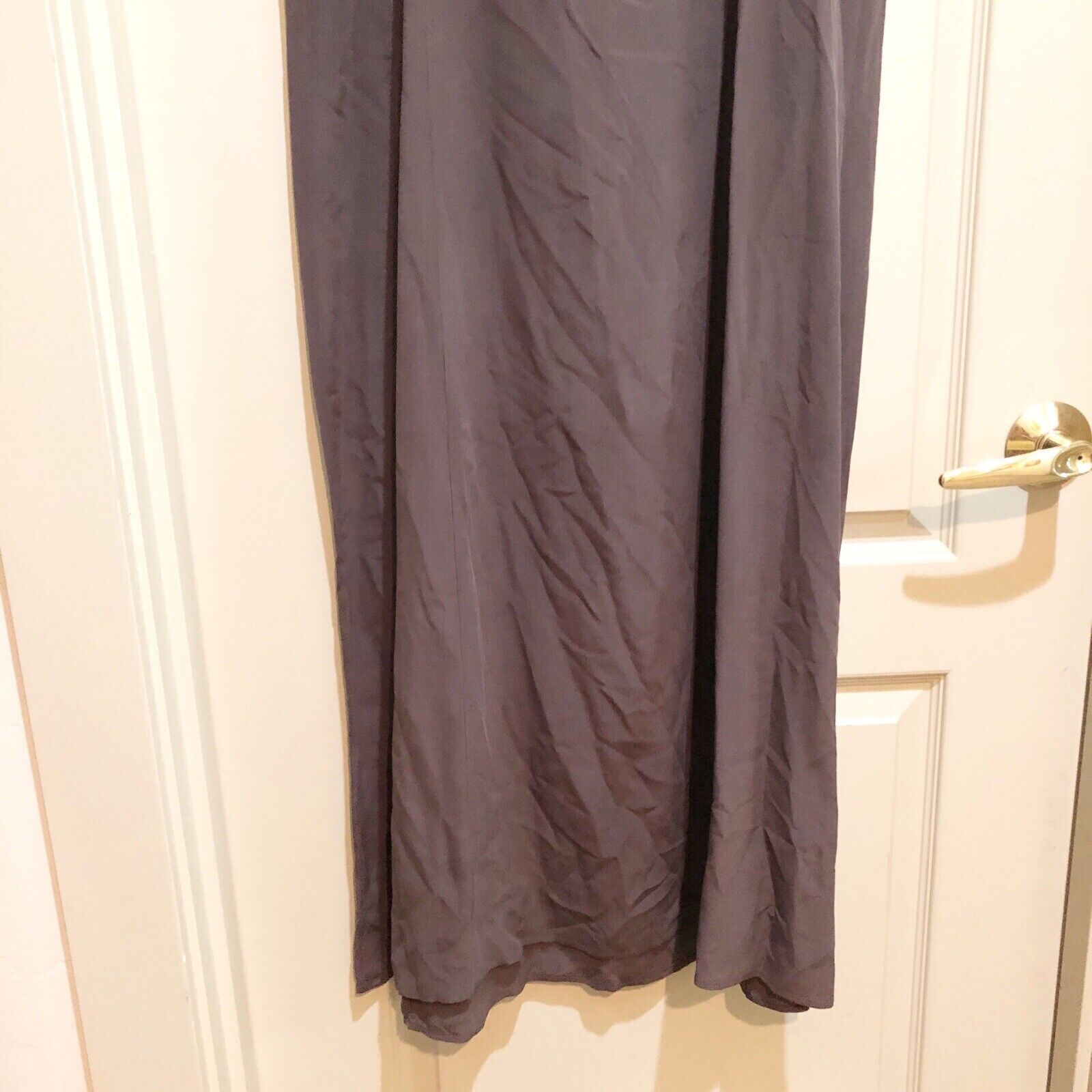 Tristan &Iseut Large Chocolate Brown Silk Sleevel… - image 2