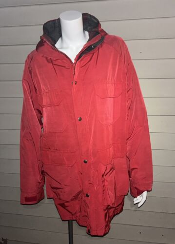 Vintage WOOLRICH Wool Lined Parka Nylon Hooded Ja… - image 1