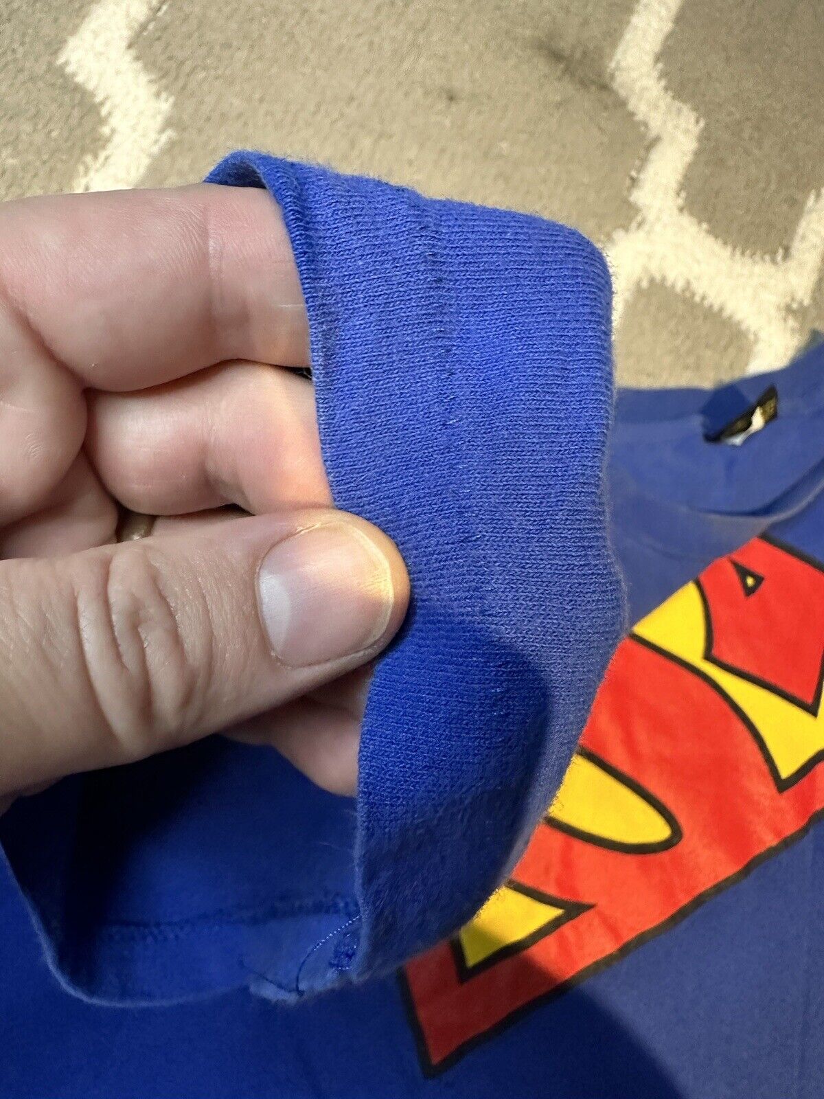 vintage superman shirt Changes Ny Size XL 2000 - image 4