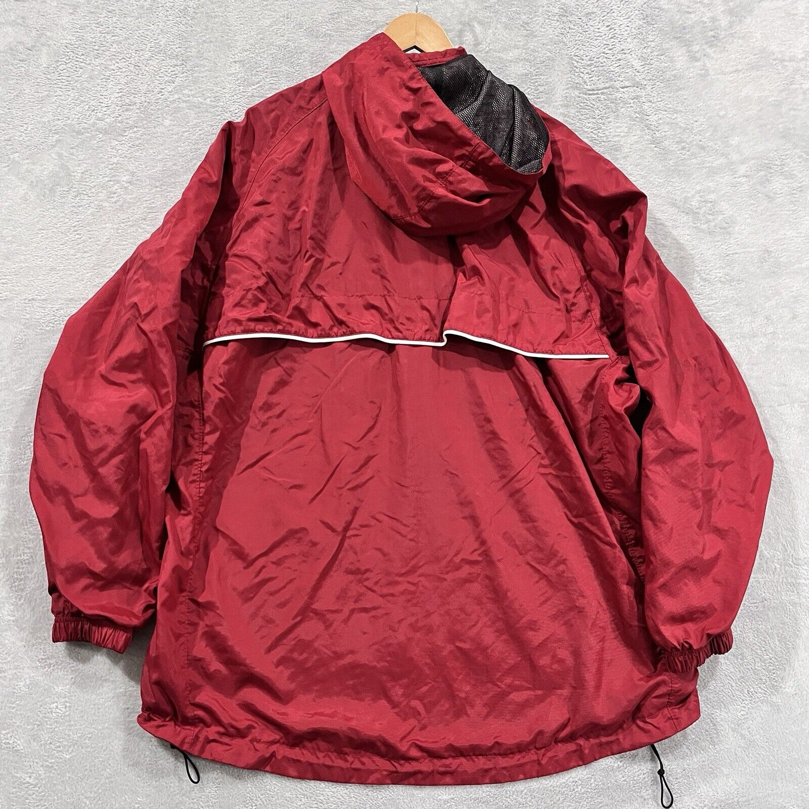 Nike Team Windbreaker Jacket Men XL VTG Red 90s Y… - image 2