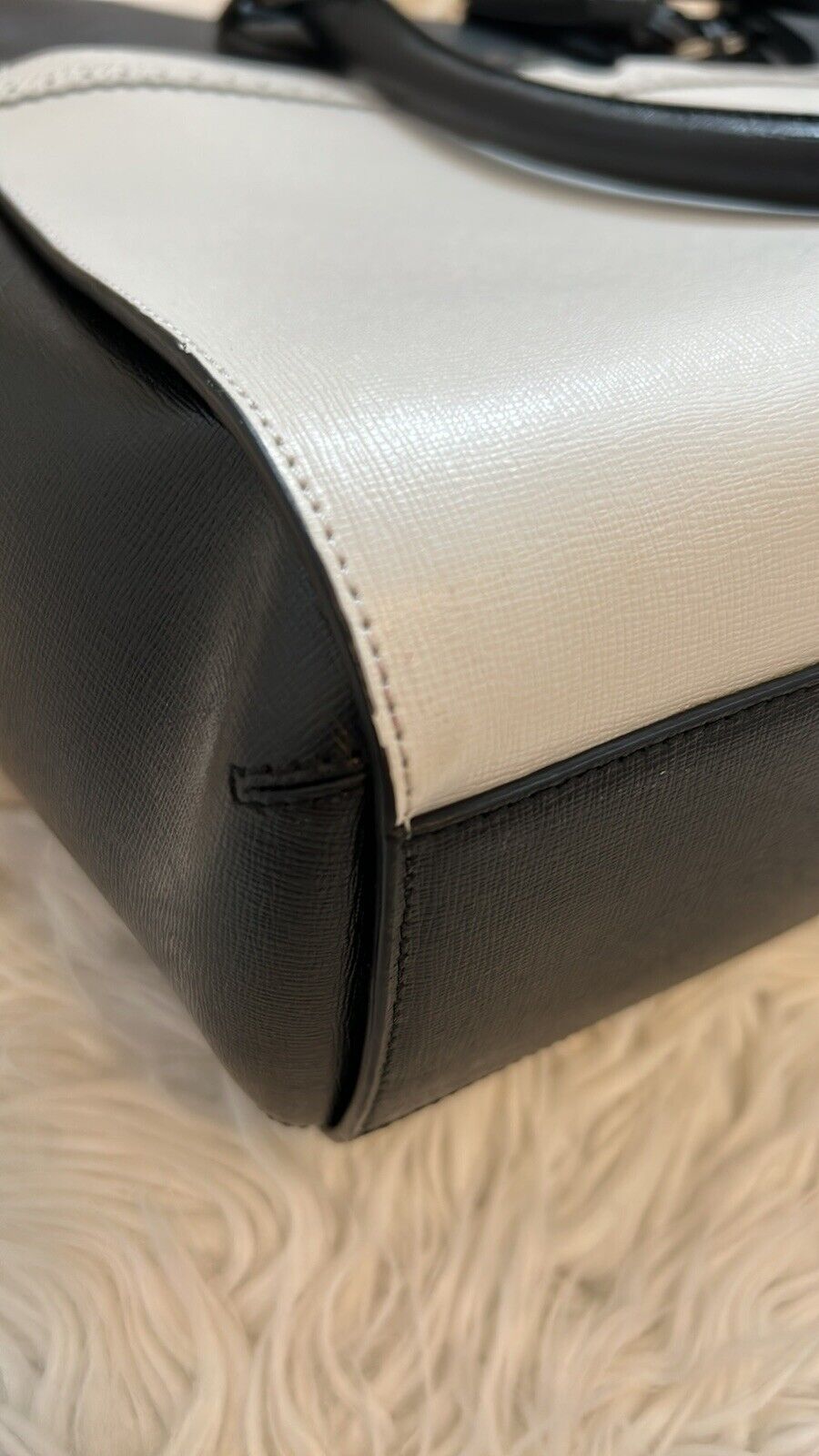 Cole Haan E/W Gladstone Tote Black White - image 14