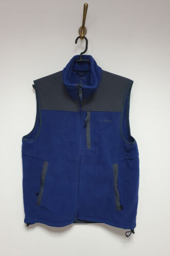 L.L.Bean Polartec Blue Fleece Vest Outdoor Men Siz