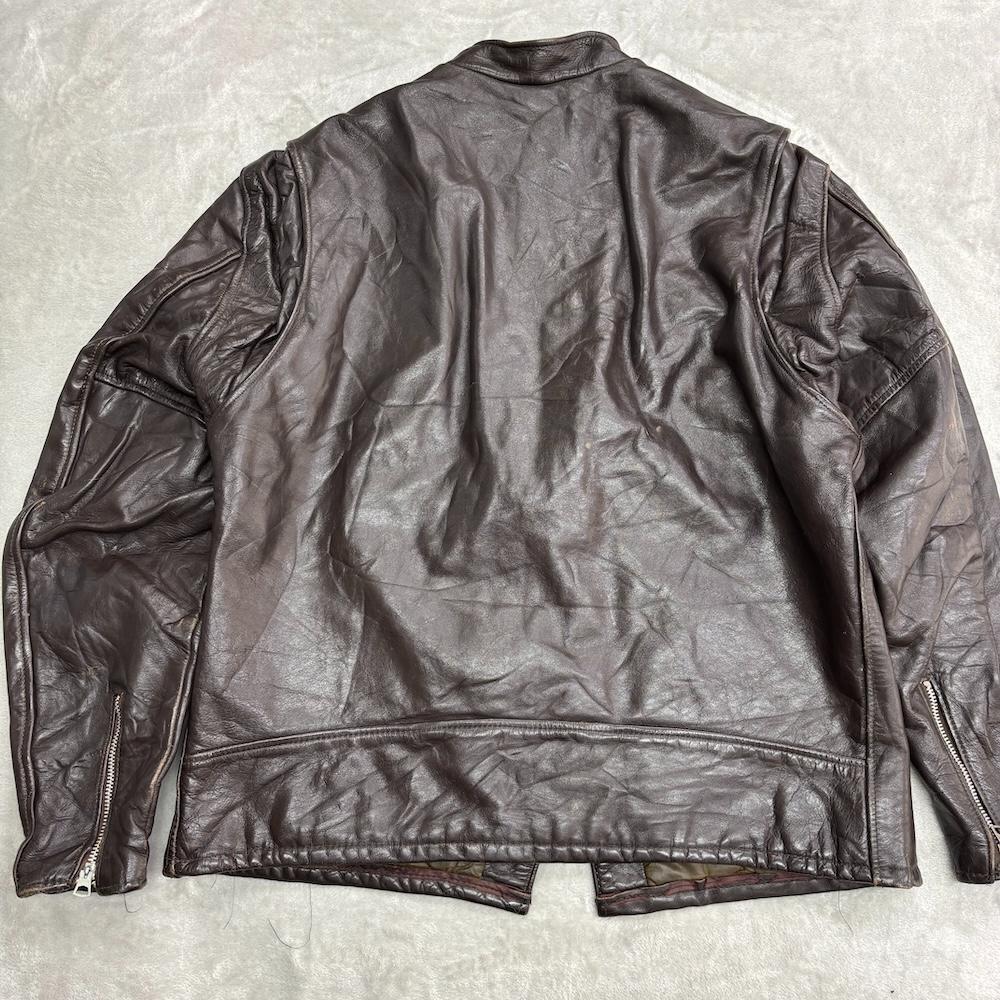 Bates 70s Reverse Single Riders Jacket 44" Super … - image 12