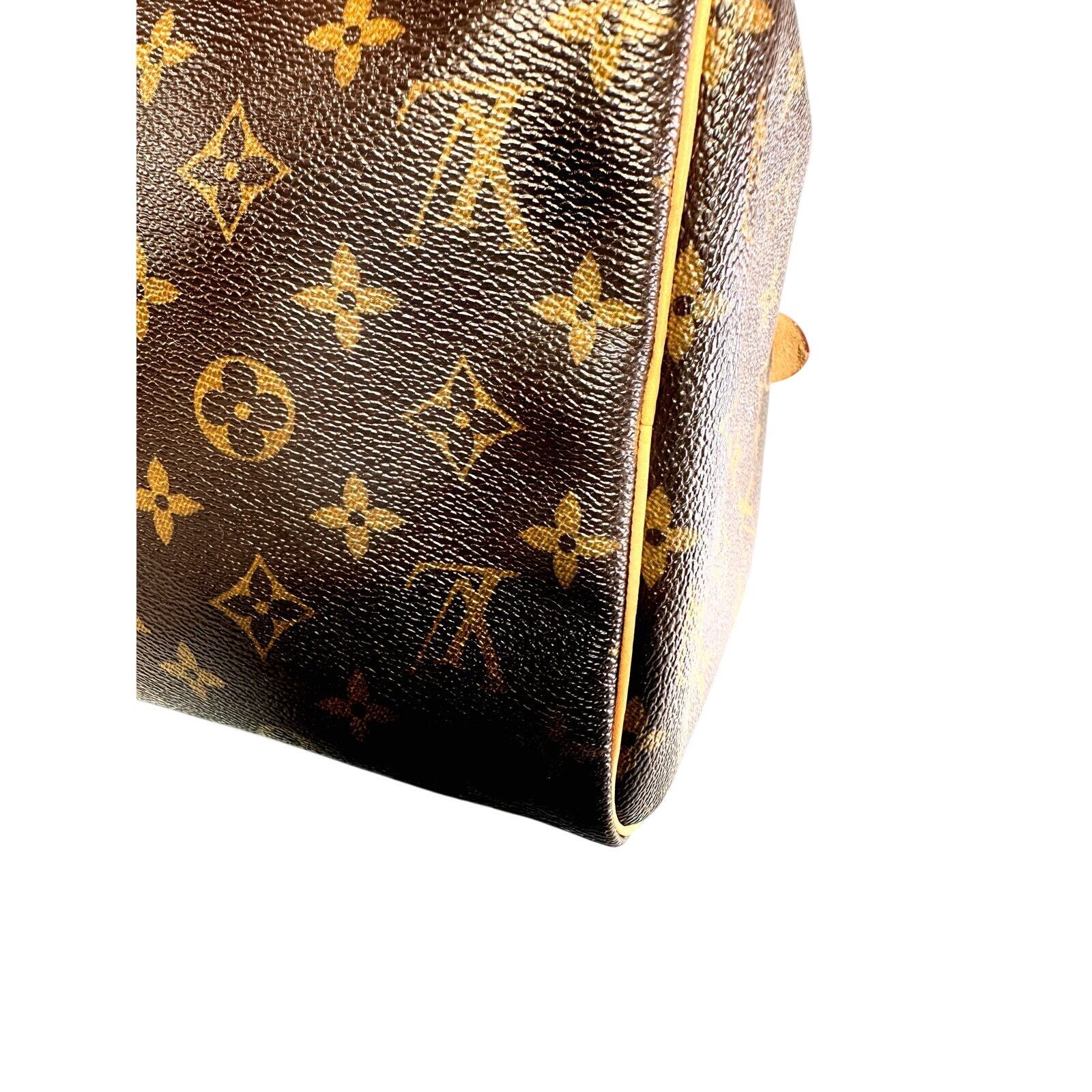 LOUIS VUITTON Speedy 30 LV Monogram Canvas Leathe… - image 9