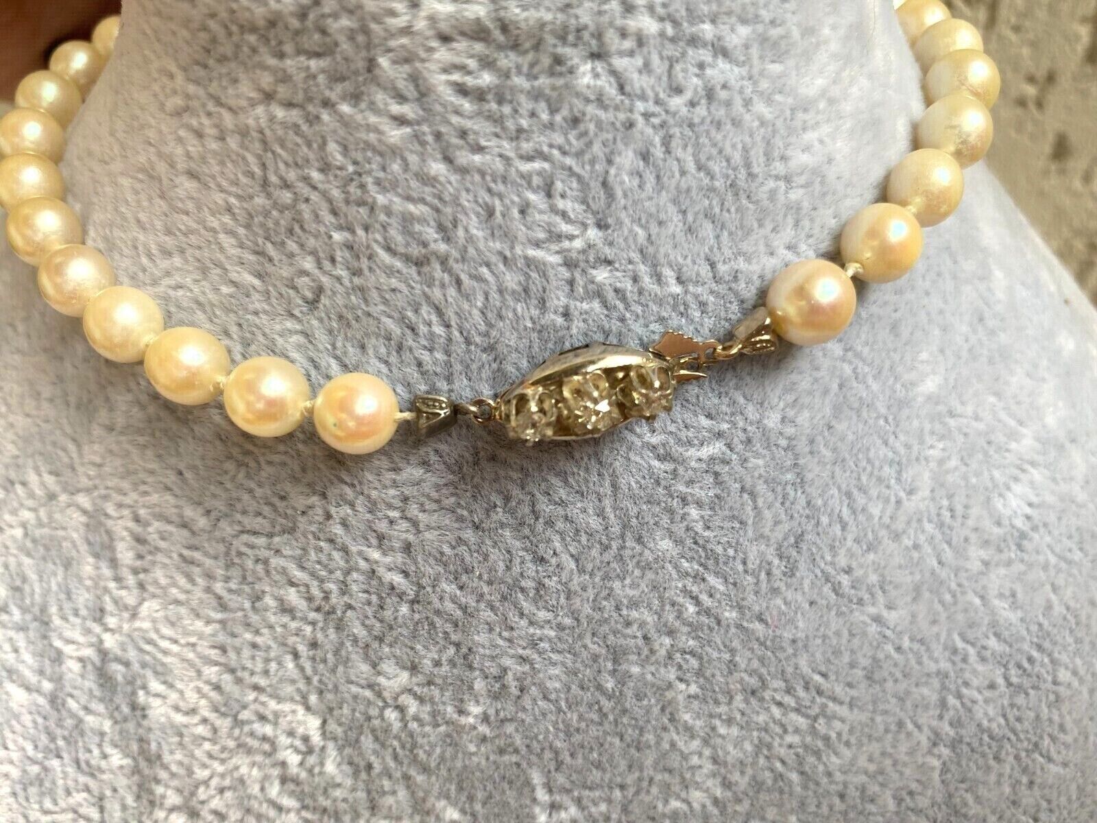 Beautiful Rare Culture Salt Natural Pearls Diamon… - image 6