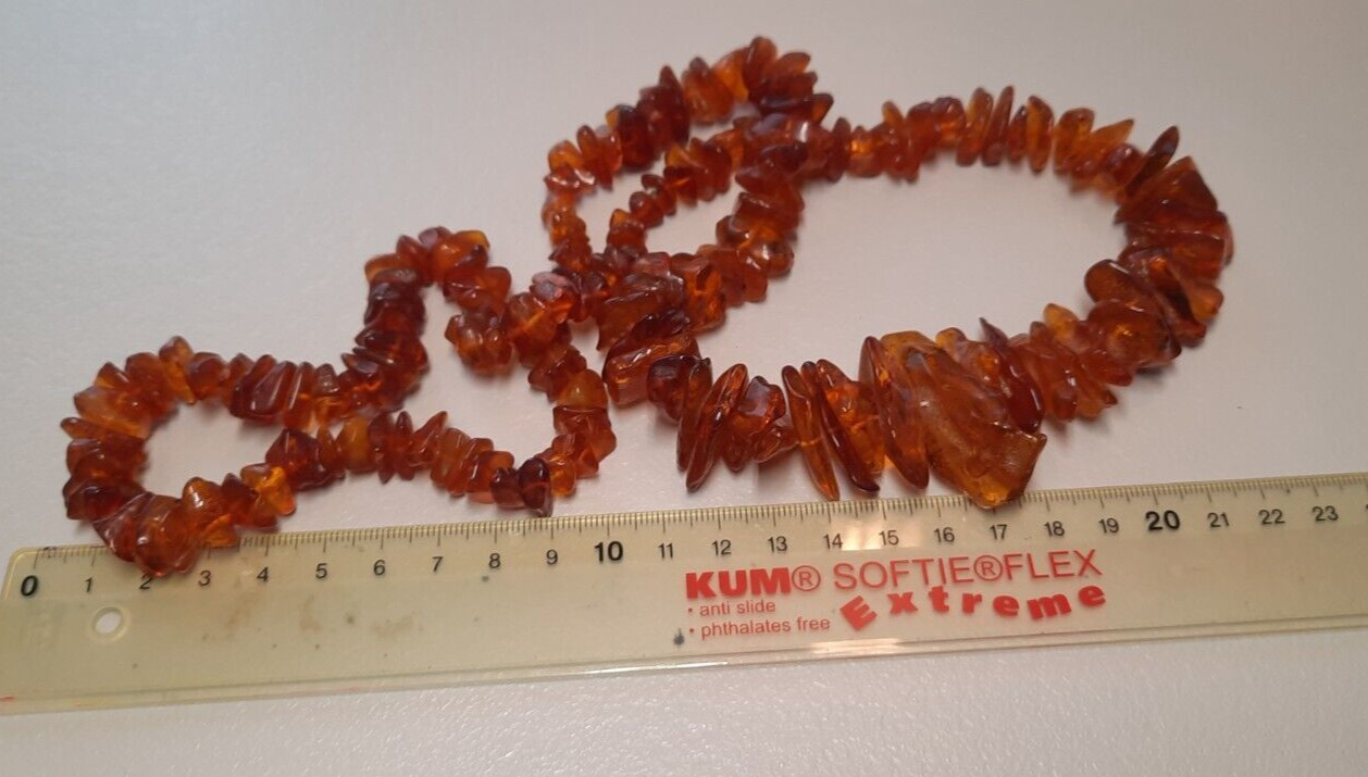 Old Antique Vintage Natural Baltic Amber Necklace… - image 3