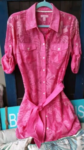 Lilly Pulitzer Pink Coverup Size S. - image 1