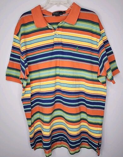 Polo Ralph Lauren Polo Shirt Men 2XL Multicolor S… - image 1