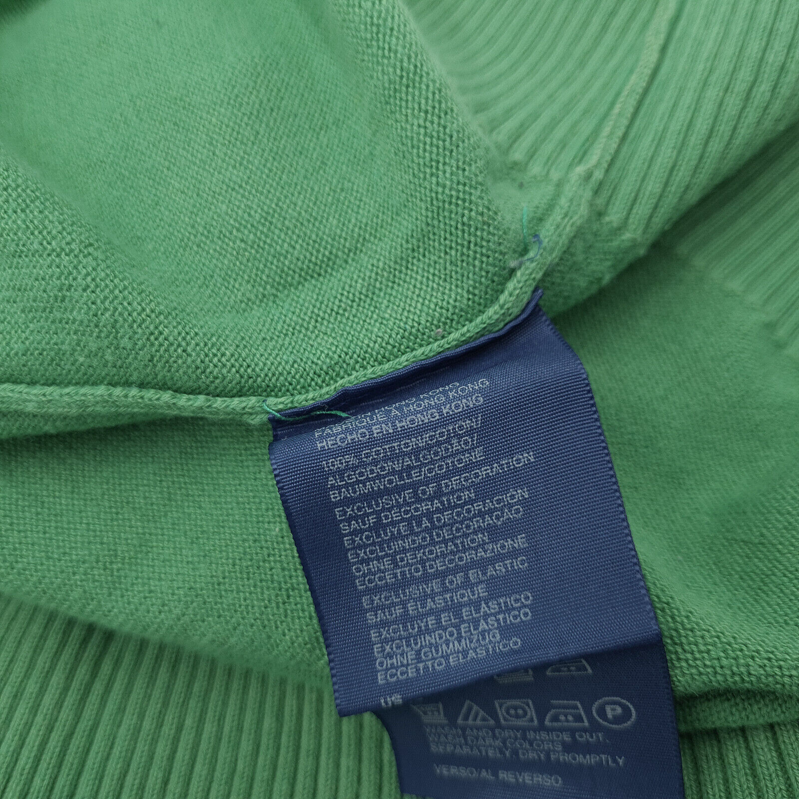 Tommy Hilfiger Premium Cotton Jumper Sweater Gree… - image 6