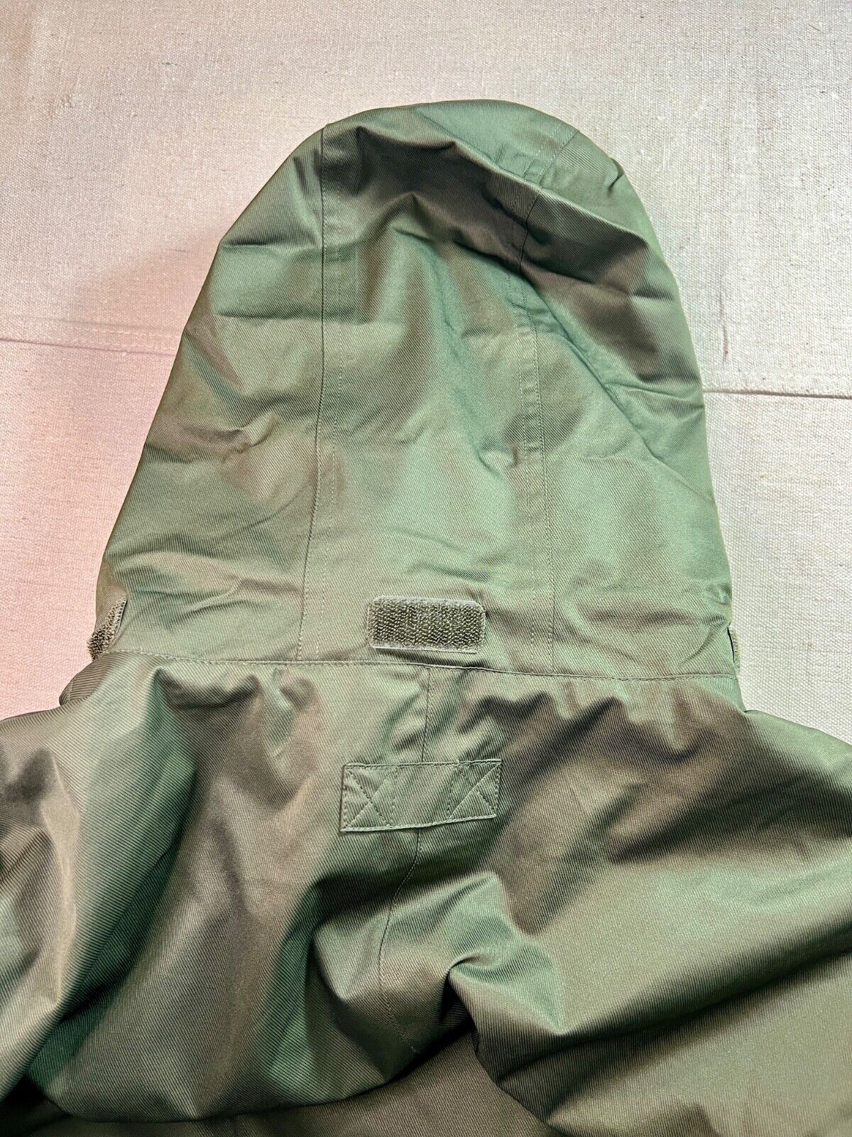 Y2K GAP Parka Jacket Hood in Collar Lined Olive G… - image 4