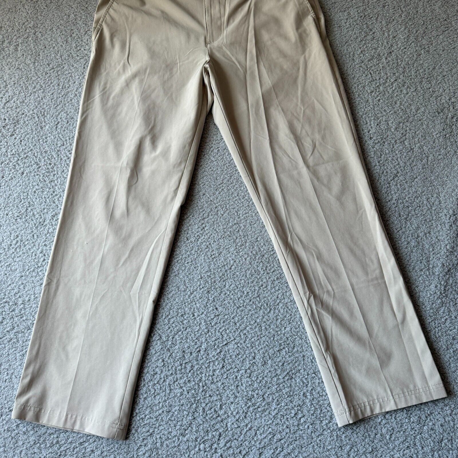 IZOD Golf Pants Mens 36x32 Beige Swingflex Straig… - image 5