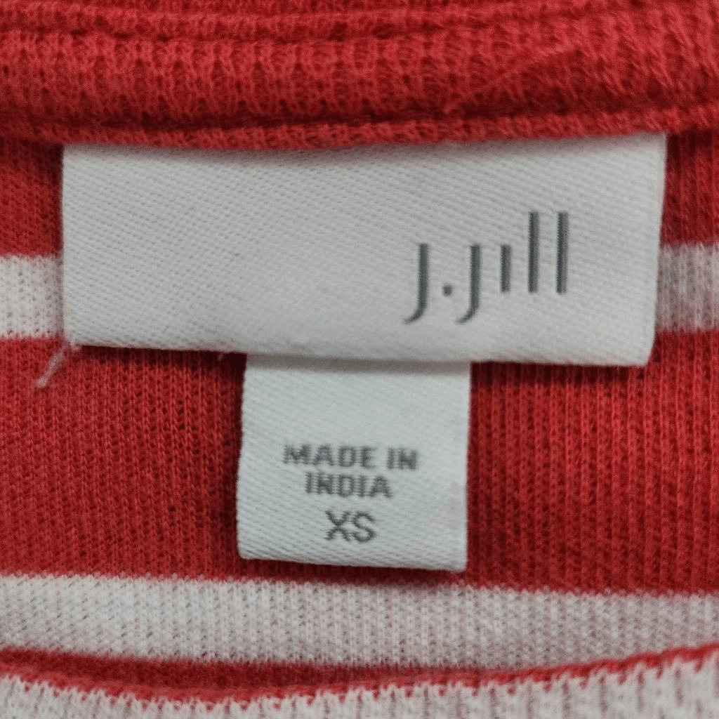 J. Jill Red White Stripe Tee XS and Talbots Paisl… - image 5