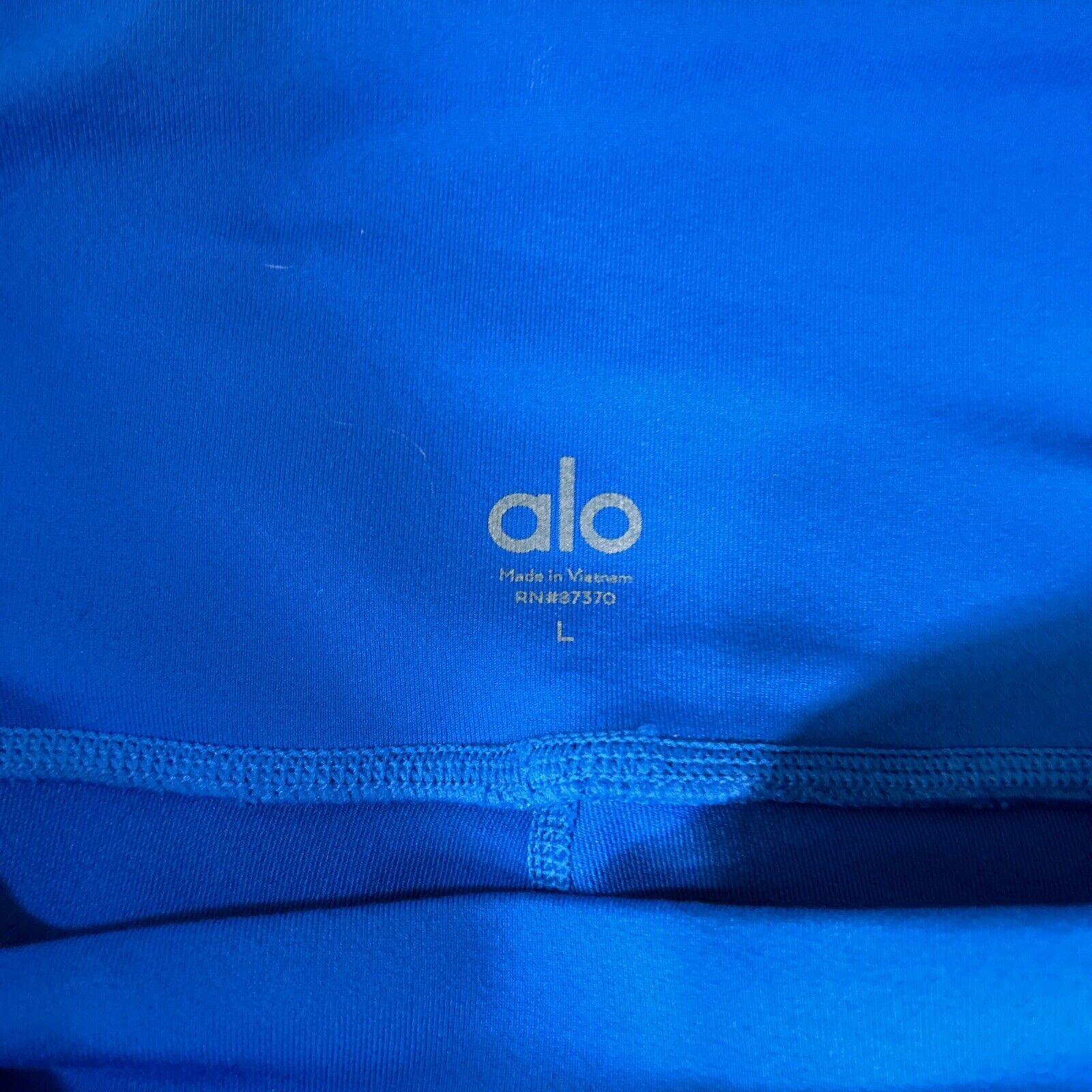 Alo Women Activewear Pants Size L Large Blue Legg… - image 7