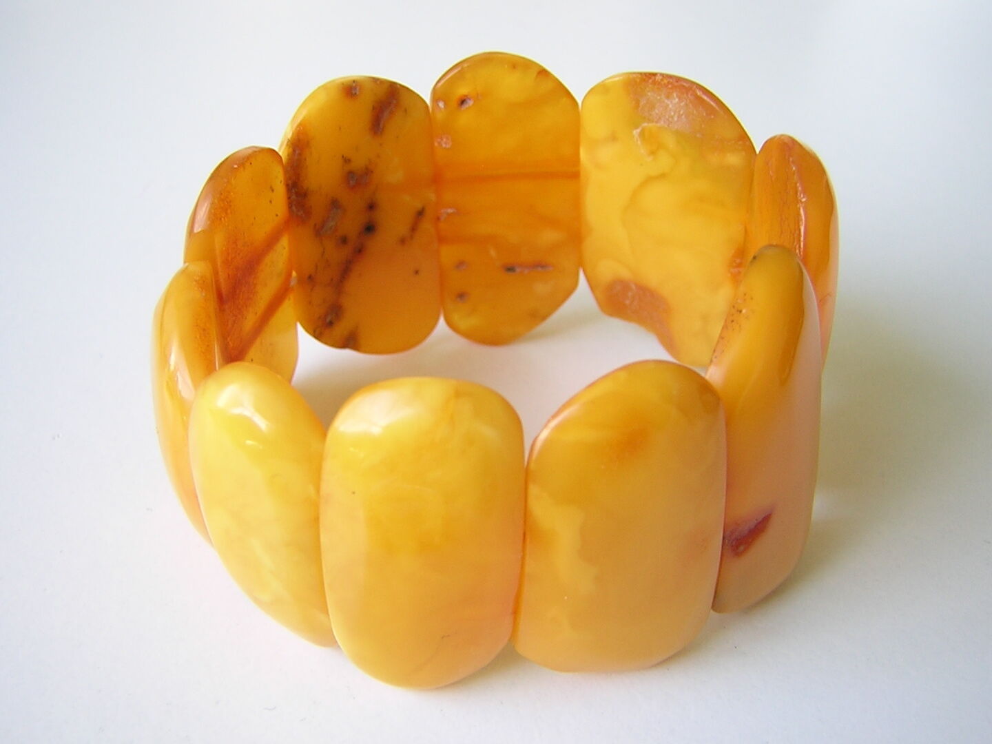 Natural Amber Bracelet Butterscotch 31.8 g Genuin… - image 5