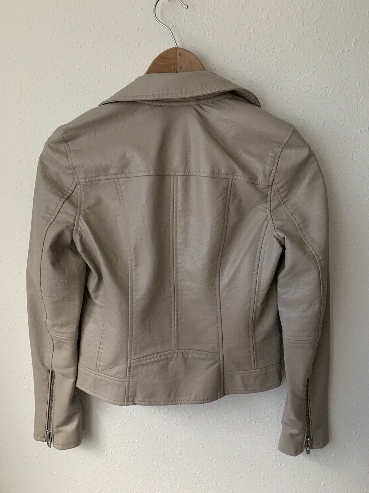 Blank NYC Faux Leather Moto Jacket Size XS - image 4