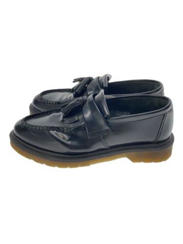 Dr. Martens UK7 Black Leather Loafers Used - image 1