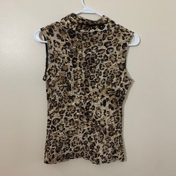 Joseph Ribkoff Designer Twist Top - Leopard Print - image 5