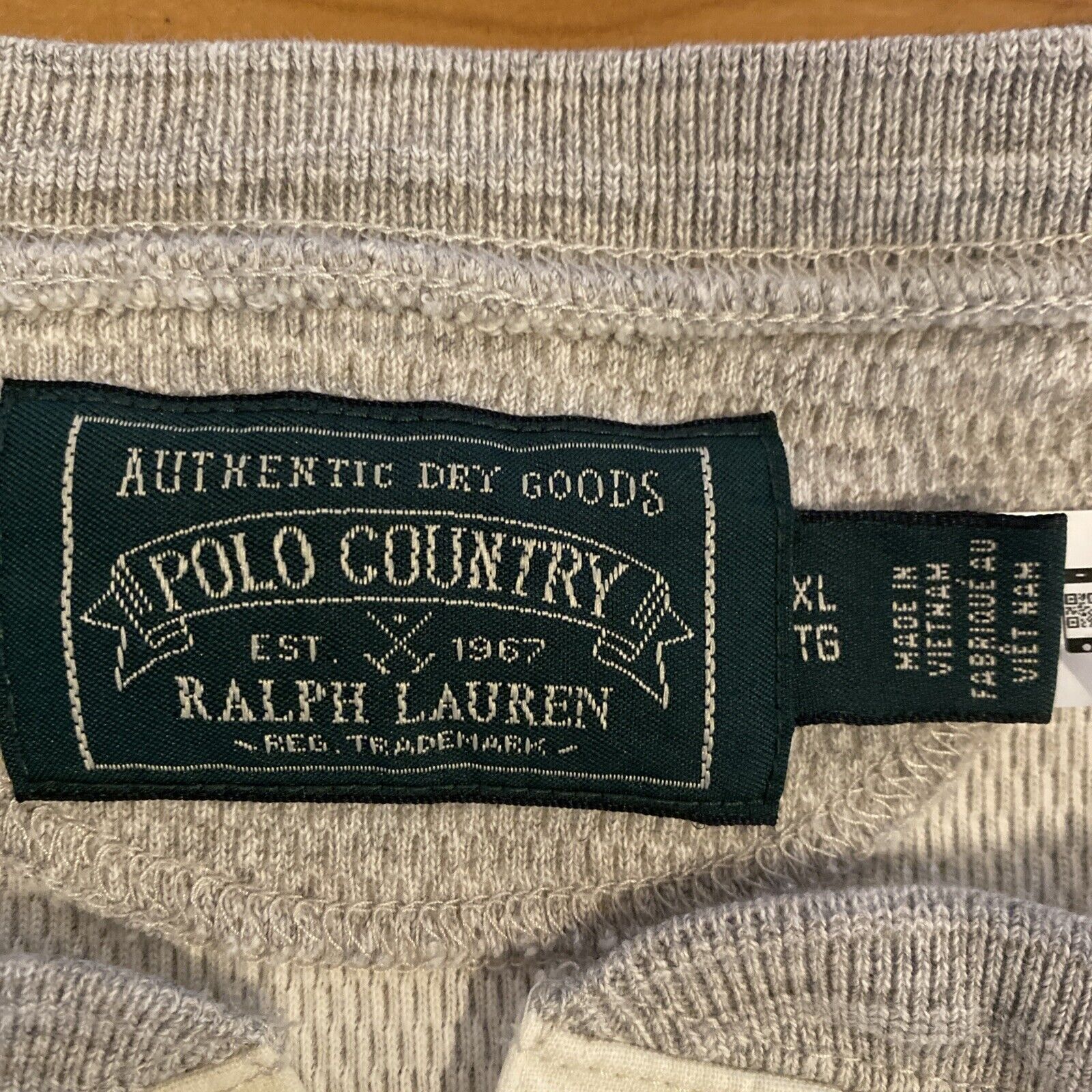 Ralph Lauren Polo Country Long Sleeve Henley Gray… - image 10