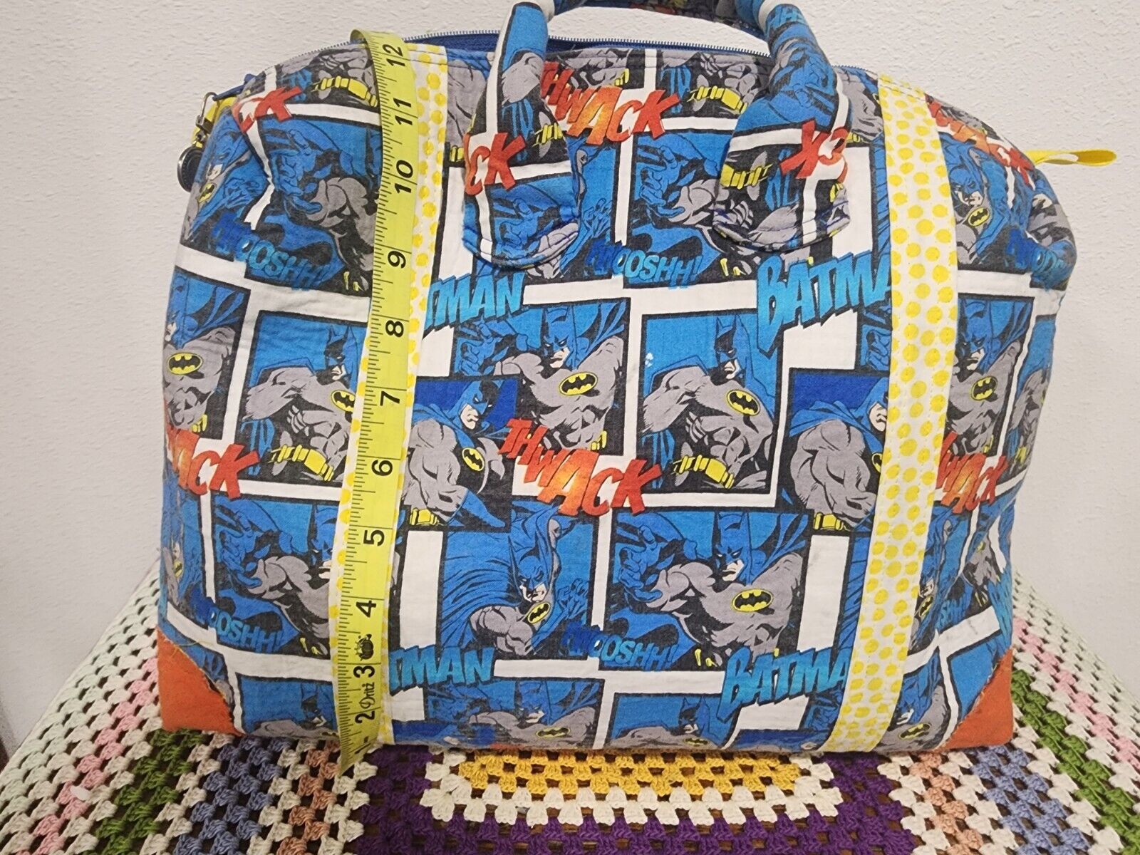 Batman Duffel Bag Tote Homemade - image 2