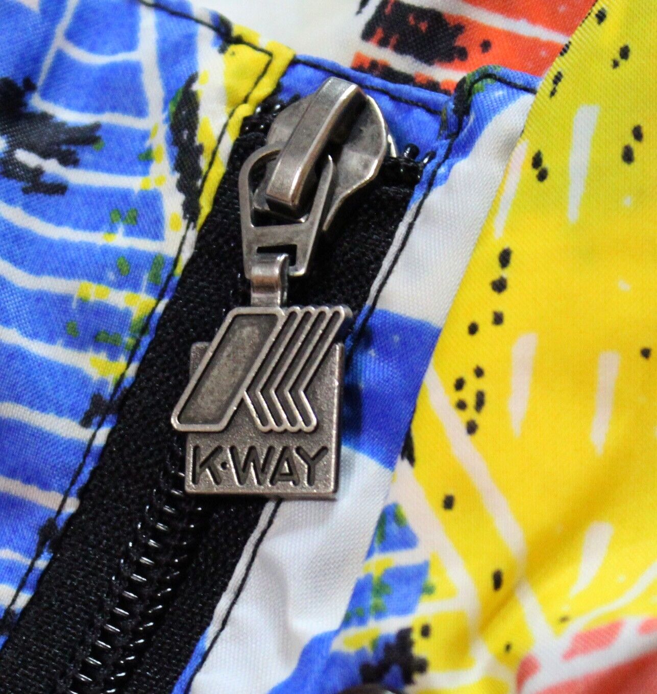 Men's Vintage K-Way Packable Jacket Windbreaker A… - image 8