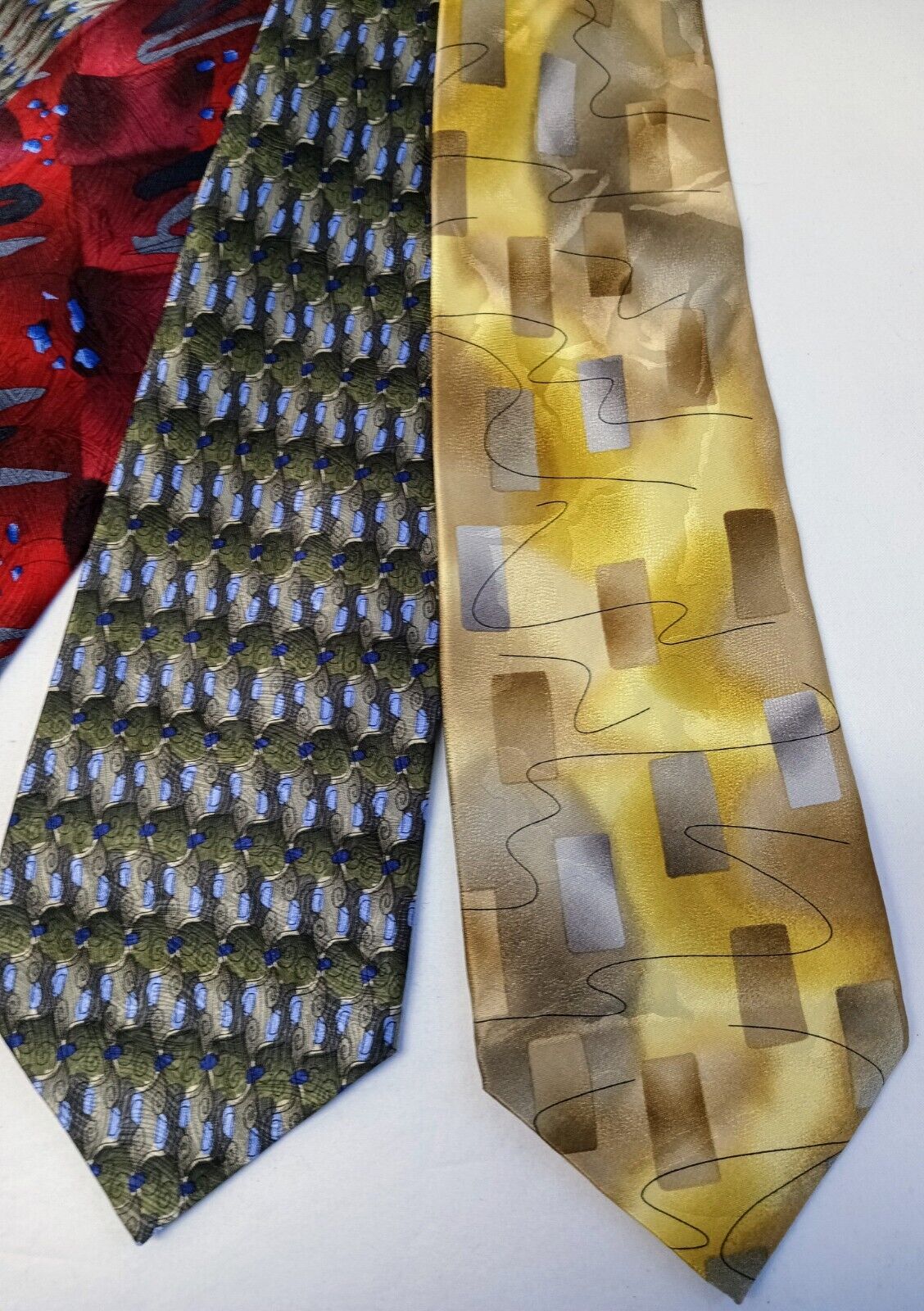 4 J Jerry Garcia Silk Designer Neckties Abstract … - image 3