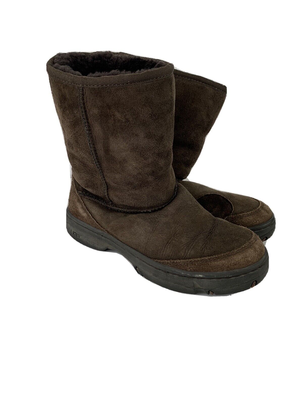 UGG Australia Ultimate Short 5275 Brown Leather S… - image 1