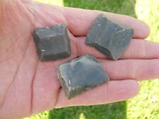 Old Rare Vintage Antique Civil War Relic 3 Flint For Flintlock Hammer Musket Gun