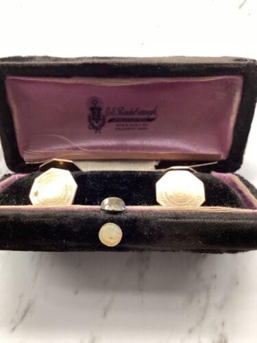 Antique Set of 4.8g 10K Gold Cufflinks  Grams In O