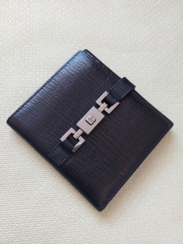 GUCCI Jackie Folded Wallet Black Vintage