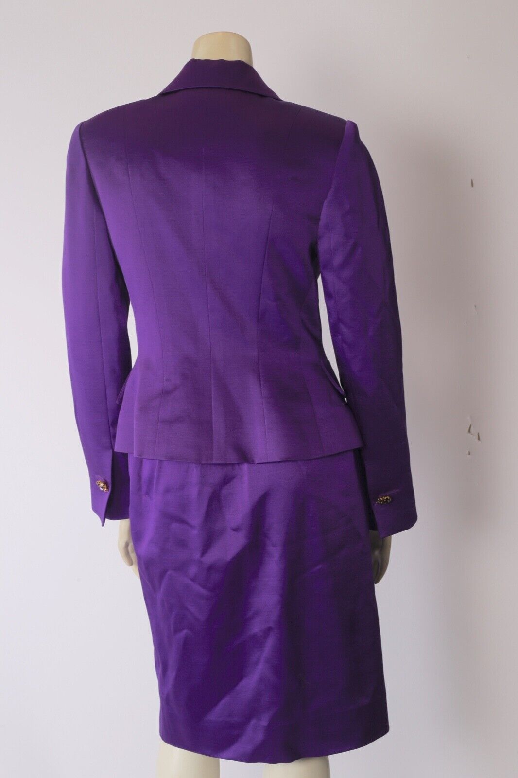 Vintage Jacques Fath Neiman Marcus 1990s Purple S… - image 5