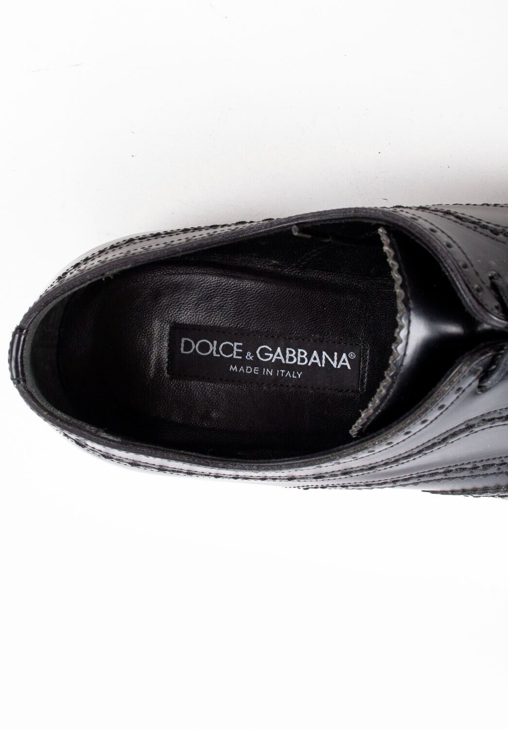 Original Dolce & Gabbana Men Leather Shoes Size E… - image 7