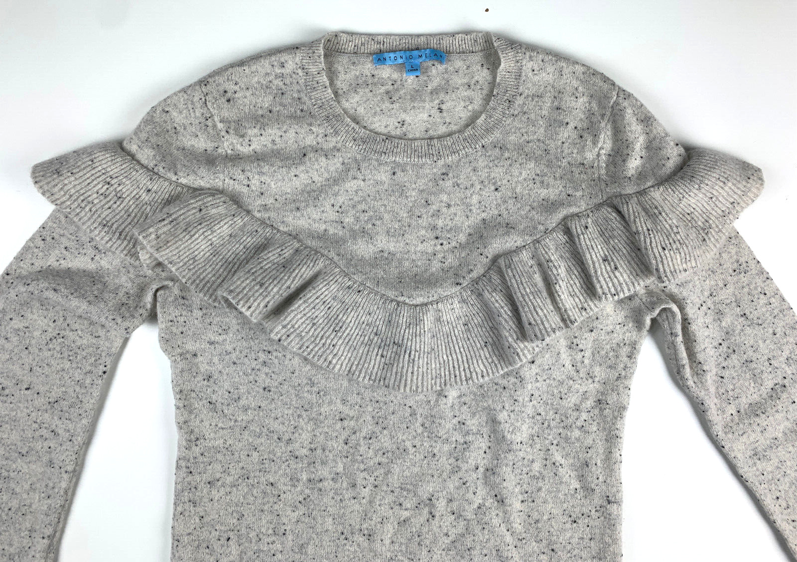 Antonio Melani 100% Cashmere Sweater Grey Women's… - image 5