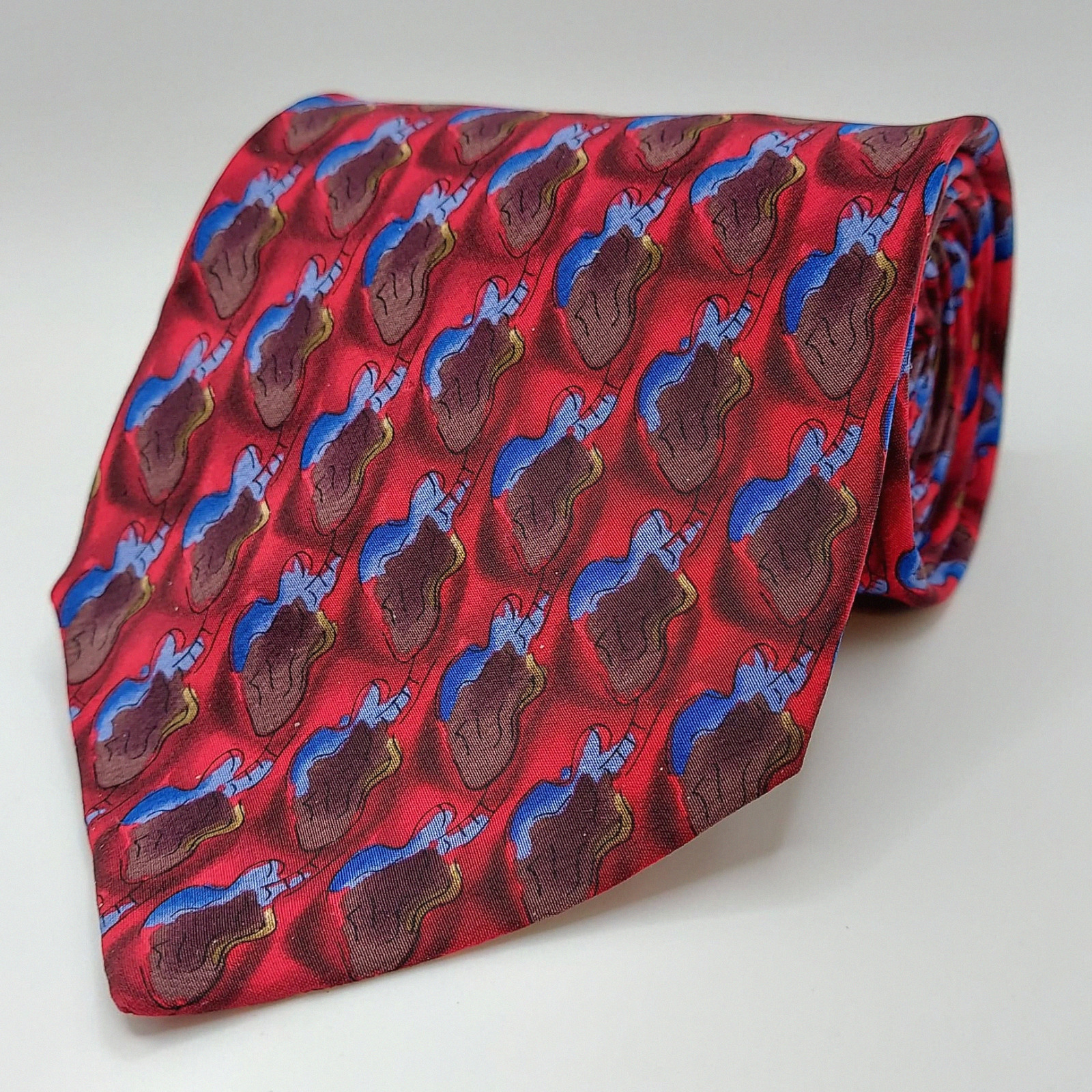 J Garcia Men's Silk Necktie Jerry Mens Hand Made … - image 2