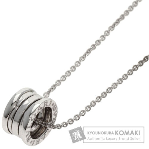 BVLGARI B-Zero1 Necklace K18 White Gold Women'S U… - image 1