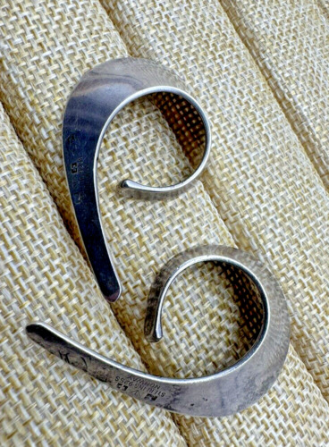 Vintage 1958 Tone Vigeland Norway Hoop Ear Cuffs E