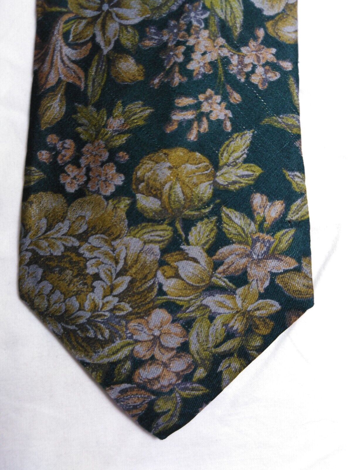 TRUSSARDI 100% SILK TIE SETA CRAVATTA NECKTIE VIN… - image 1