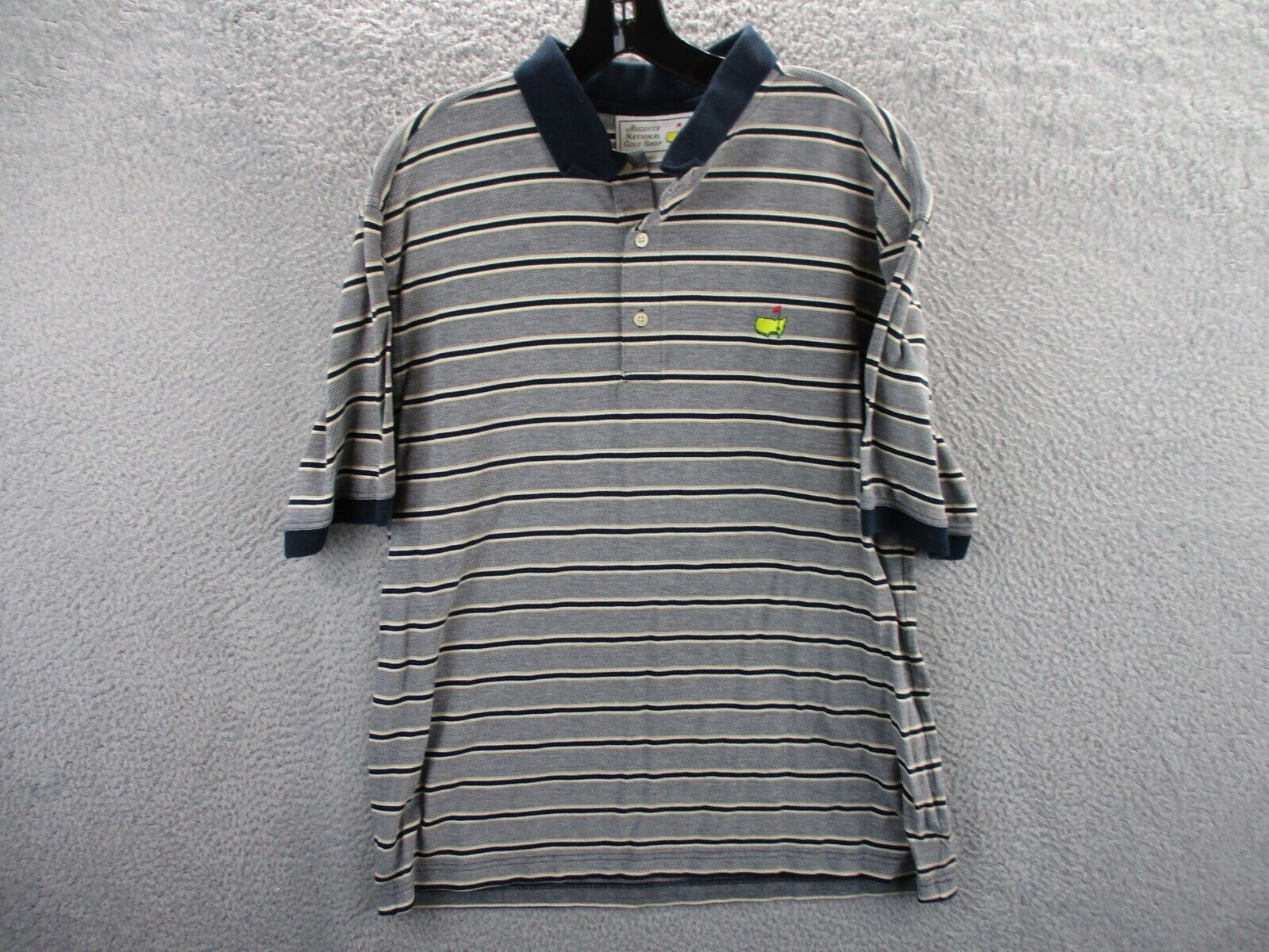 VTG Augusta National Polo Mens Medium Gray Short … - image 2