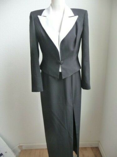 Cachet Black Formal Vintage Tuxedo Dress Jacket