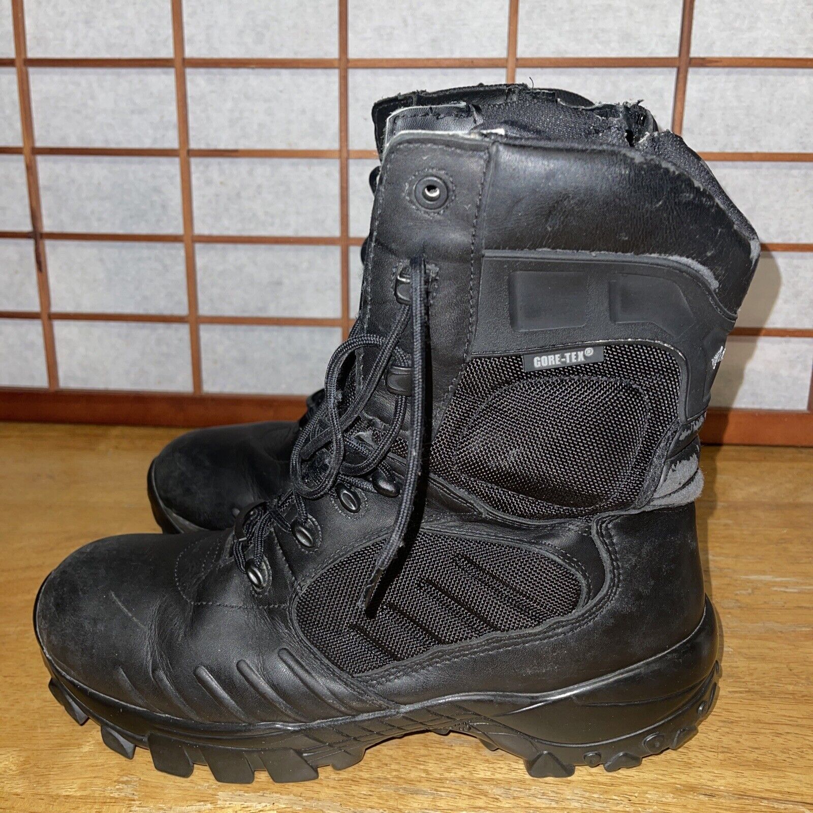 BATES WATERPROOF GORE TEX BOOTS MENS SIZE 11 BLAC… - image 5