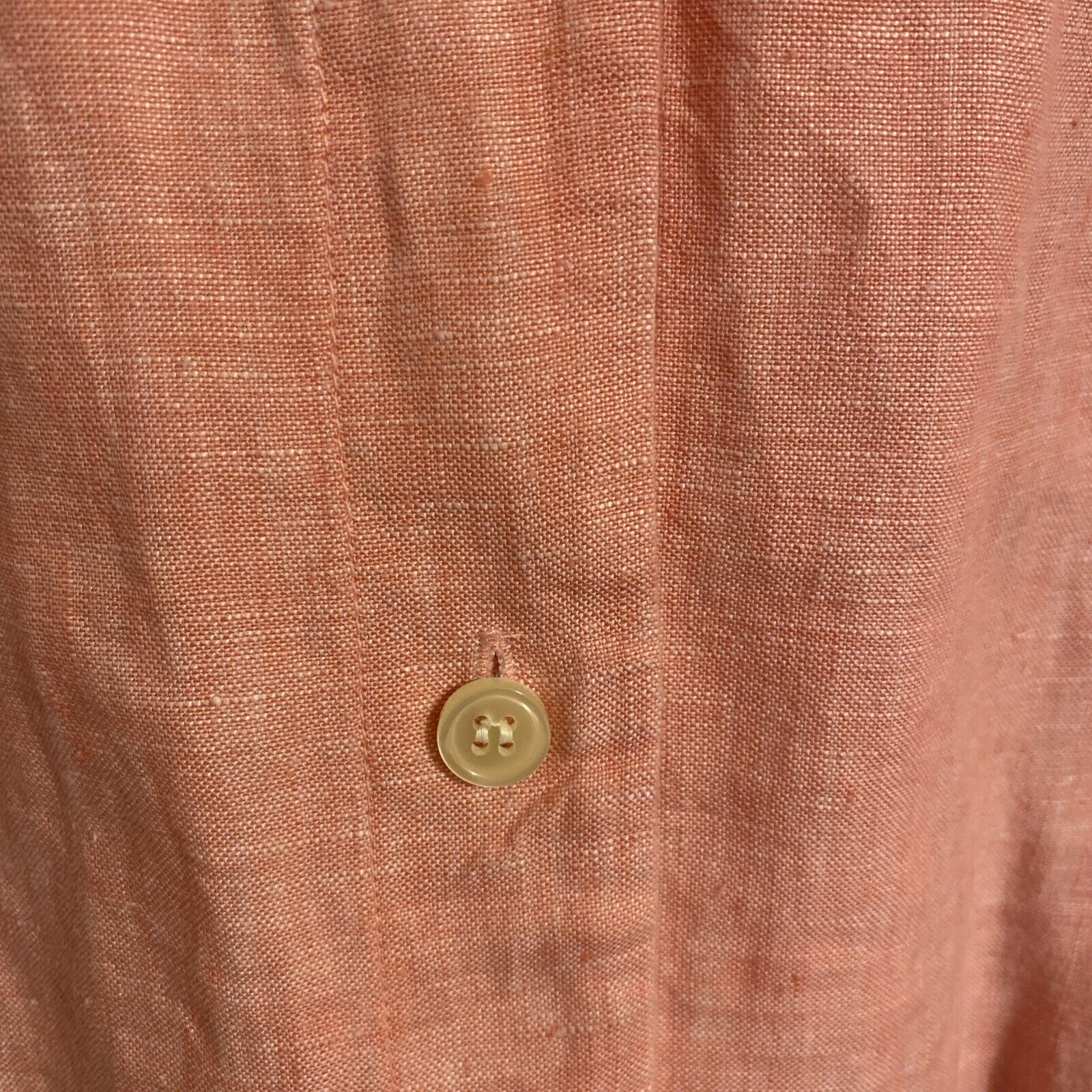 Liz Claiborne Woman Top 1X Womens Linen Button Do… - image 3