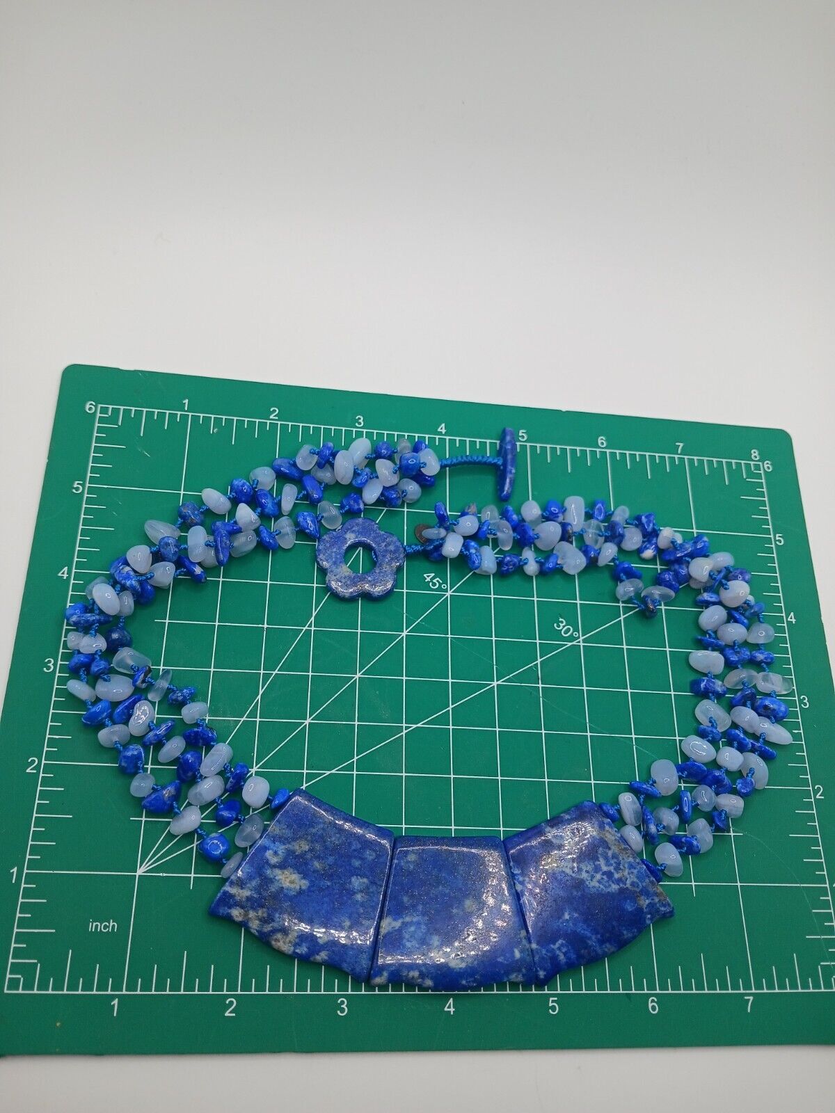 GORGEOUS SAJEN Multi-Strand Knotted Blue Lapis La… - image 11