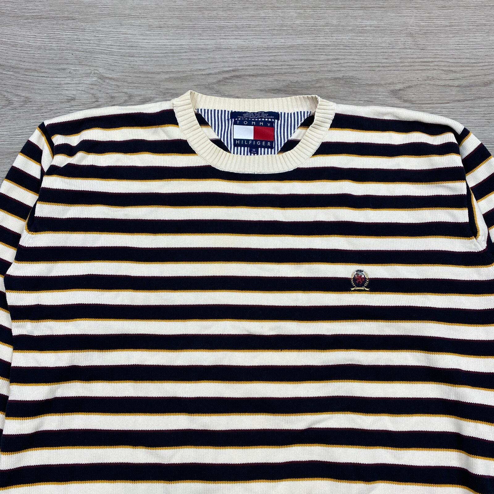 Tommy Hilfiger Striped Knit Crewneck Sweater Men'… - image 2