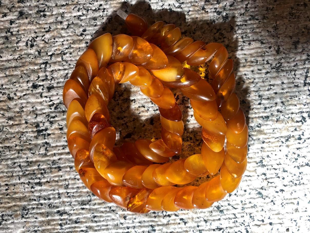 Beautiful VINTAGE BALTIC AMBER NECKLACE, 19 inch,… - image 3