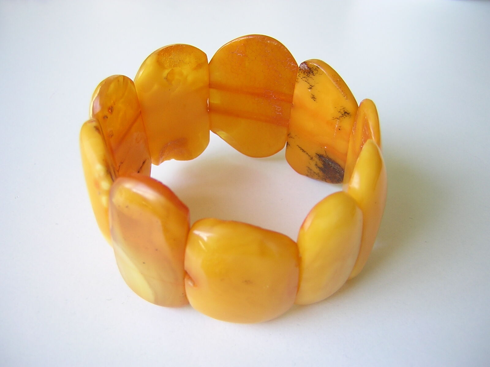 Natural Amber Bracelet Butterscotch 31.8 g Genuin… - image 6